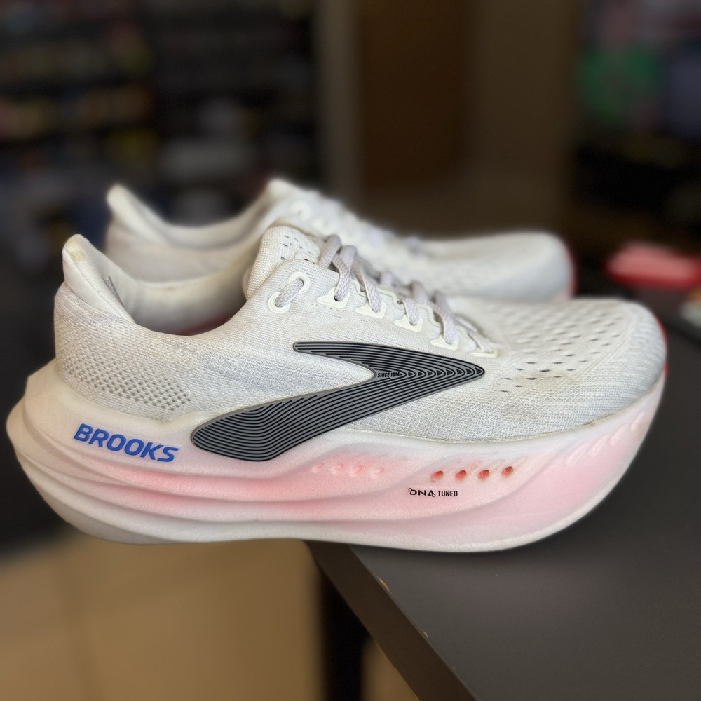 Brooks Glycerin Max Women's Size 8 B Running Shoes White Diva Pink 1204361B118